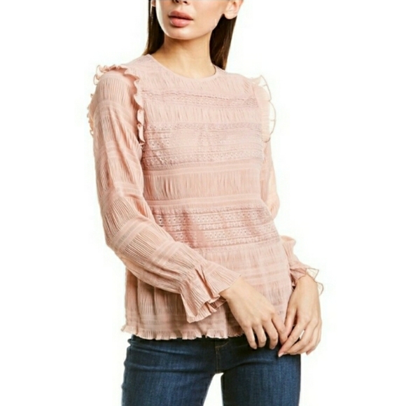 Velvet by Graham & Spencer Ynez Smocked top - Picture 4 of 11